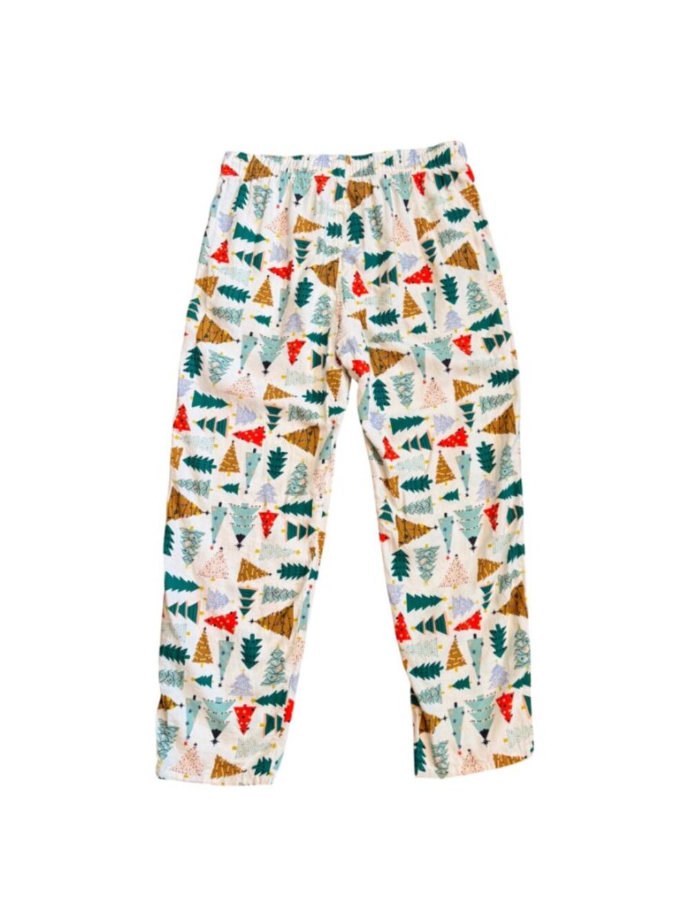 Old Navy Christmas Tree Pajama Pants Festive Holiday Lounge Wear Size L 100% Cot - Picture 8 of 8